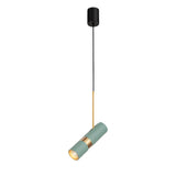 Modern Cylindrical LED Pendant Light 3 Step Dimming Aluminum Hanging Lamp for Kitchen Island