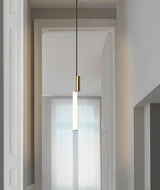 Modern Cylindrical LED Pendant Light Asymmetrical Aluminum Cluster Hanging Fixture for Dining Room