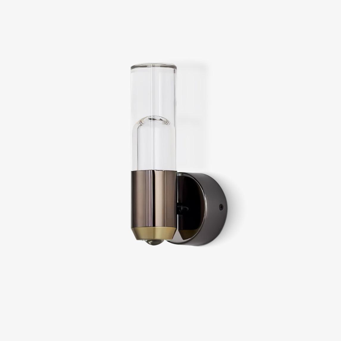 Modern Cylindrical LED Wall Sconce Minimalist Indoor Light Fixture Set of 2