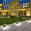 Modern Cylindrical Outdoor LED Lawn Lamp Waterproof Landscape Pathway Lighting