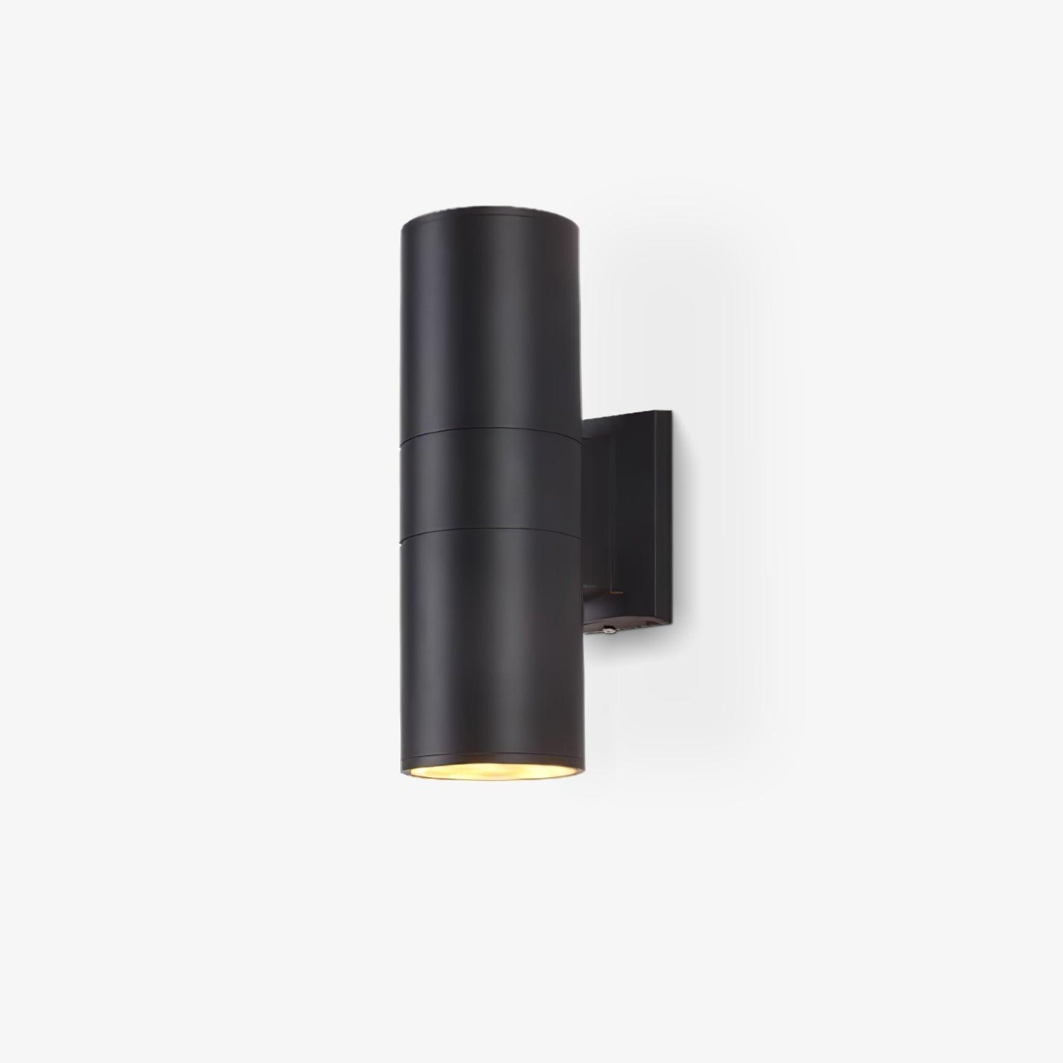 Modern Cylindrical Outdoor LED Wall Sconce Waterproof Aluminum Exterior Light for Porch and Garden