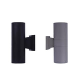 Modern Cylindrical Outdoor LED Wall Sconce Waterproof Aluminum Exterior Light for Porch and Garden