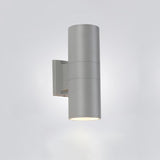 Modern Cylindrical Outdoor LED Wall Sconce Waterproof Aluminum Exterior Light for Porch and Garden