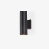 Modern Cylindrical Outdoor LED Wall Sconce Waterproof Aluminum Exterior Light for Porch and Garden