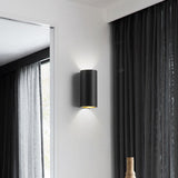 Modern Cylindrical Up and Down Wall Sconce Iron Indoor Light for Bedroom and Living Room