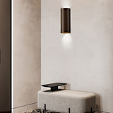 Modern Cylindrical Up and Down Wall Sconce Iron Indoor Light for Bedroom and Living Room