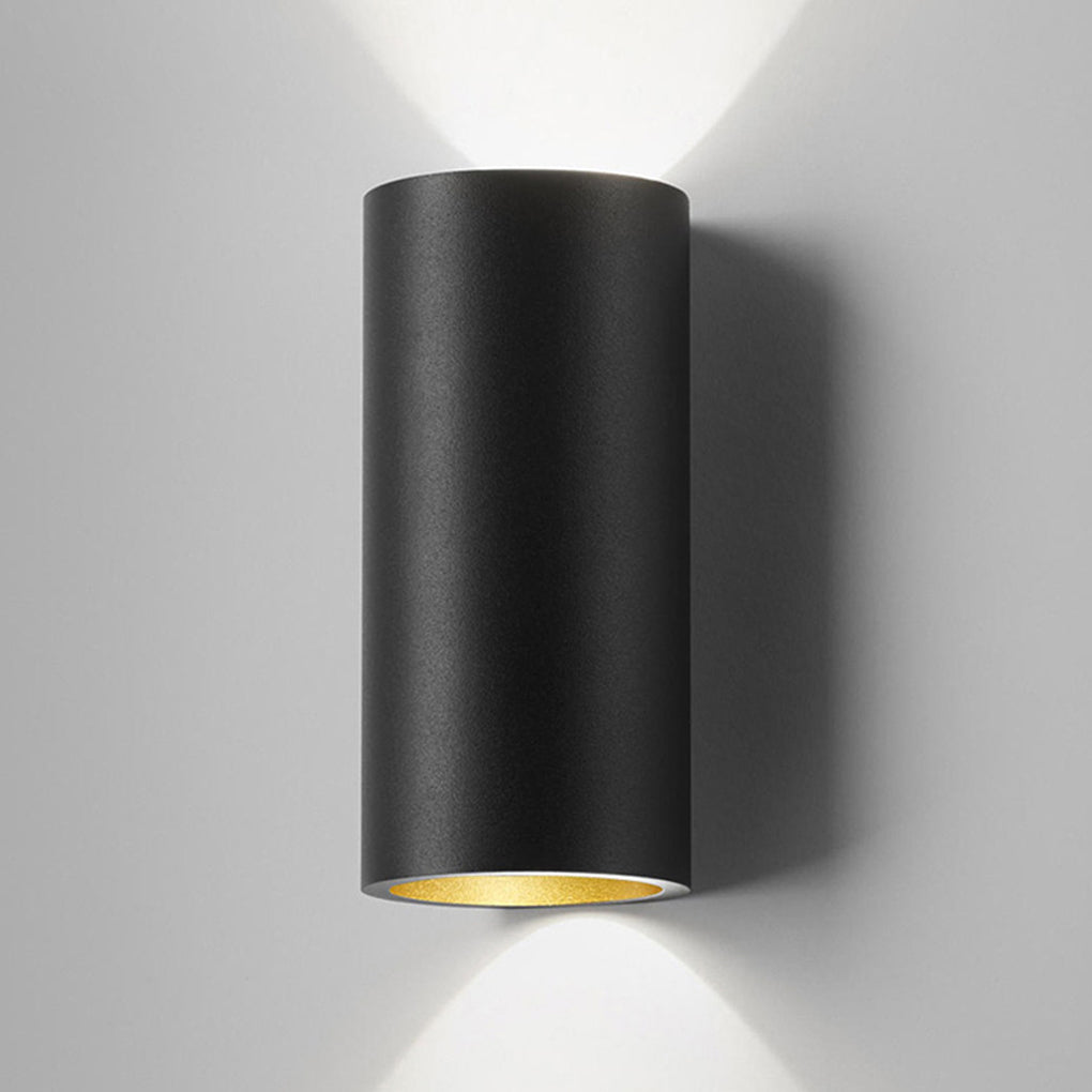 Modern Cylindrical Up and Down Wall Sconce Iron Indoor Light for Bedroom and Living Room