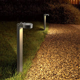Modern Dark Gray Waterproof LED Outdoor Garden Path Light for Landscape