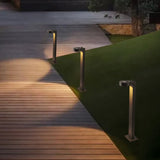Modern Dark Gray Waterproof LED Outdoor Garden Path Light for Landscape