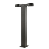 Modern Dark Gray Waterproof LED Outdoor Garden Path Light for Landscape