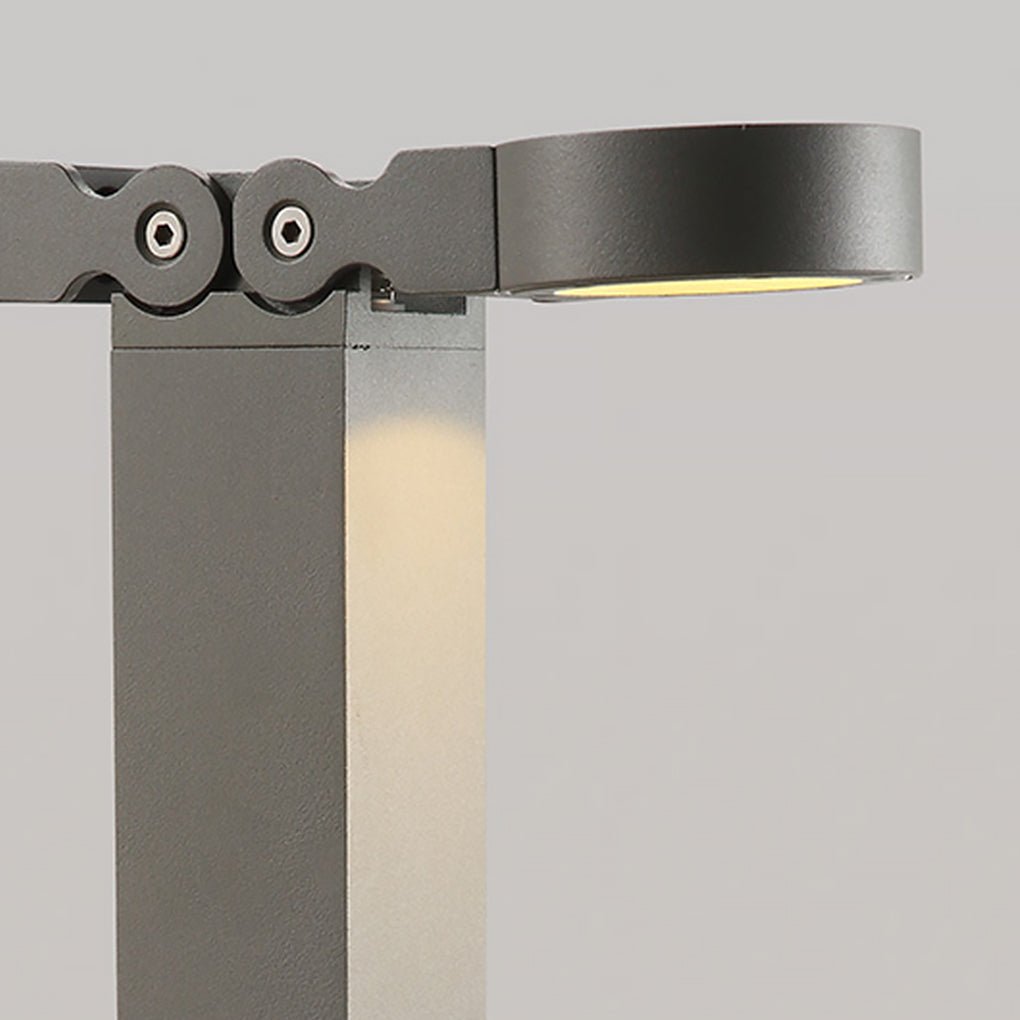 Modern Dark Gray Waterproof LED Outdoor Garden Path Light for Landscape