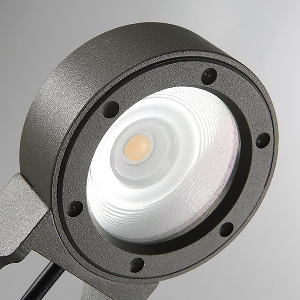 Modern Dark Gray Waterproof LED Outdoor Garden Path Light for Landscape