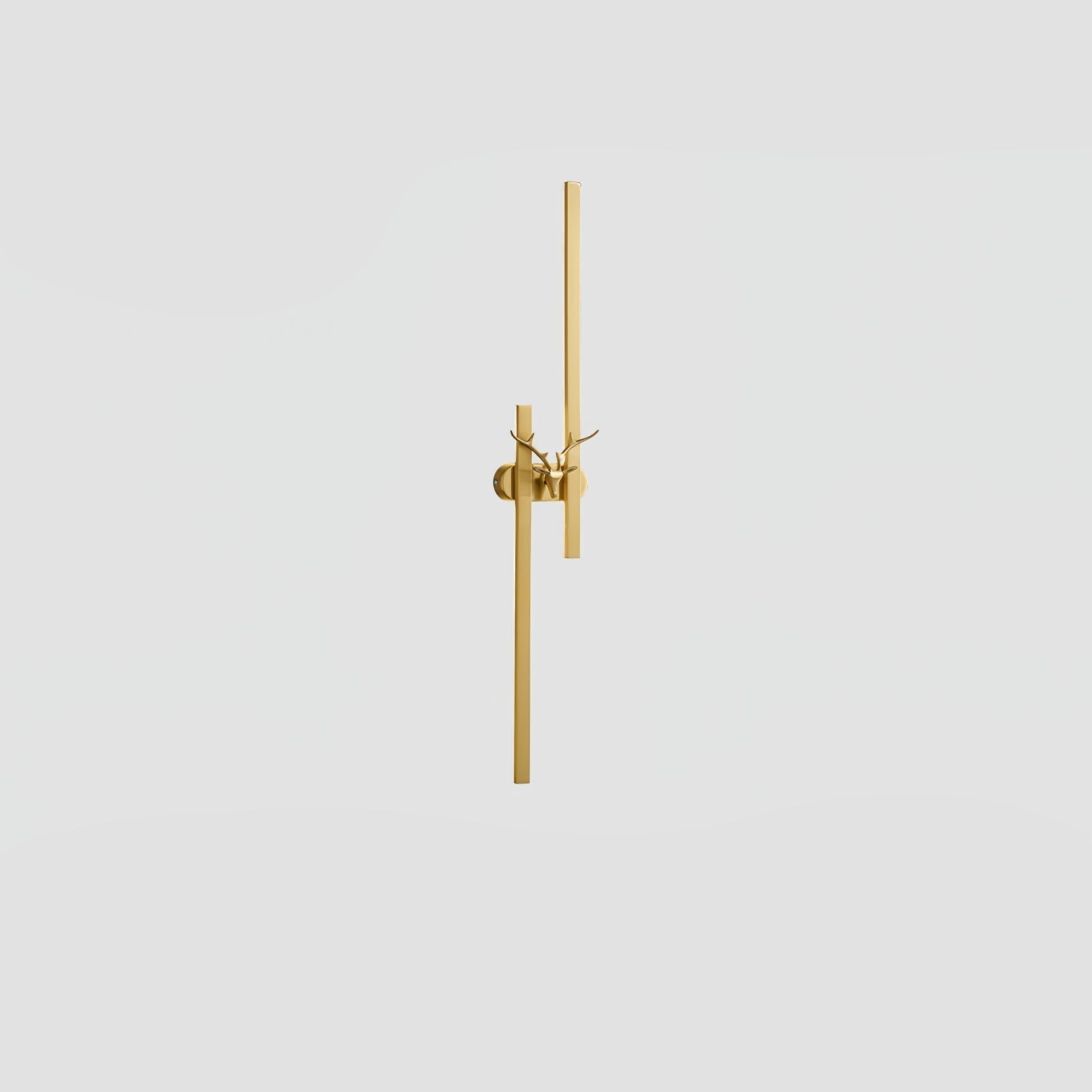 Modern Decorative Deer Brass Wall Sconce LED Light Fixture for Home Interiors
