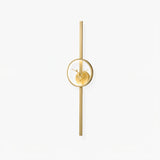 Modern Decorative Deer Brass Wall Sconce LED Light Fixture for Home Interiors