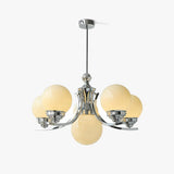 Modern Dewdrop Glass Globe Chandelier Art Deco Pendant Lighting for Living Room