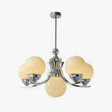 Modern Dewdrop Glass Globe Chandelier Art Deco Pendant Lighting for Living Room