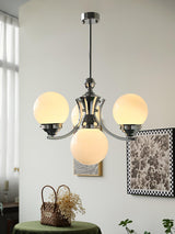Modern Dewdrop Glass Globe Chandelier Art Deco Pendant Lighting for Living Room