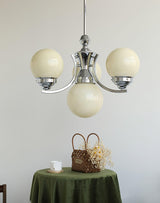 Modern Dewdrop Glass Globe Chandelier Art Deco Pendant Lighting for Living Room