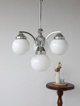 Modern Dewdrop Glass Globe Chandelier Art Deco Pendant Lighting for Living Room