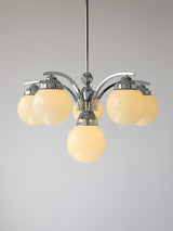 Modern Dewdrop Glass Globe Chandelier Art Deco Pendant Lighting for Living Room