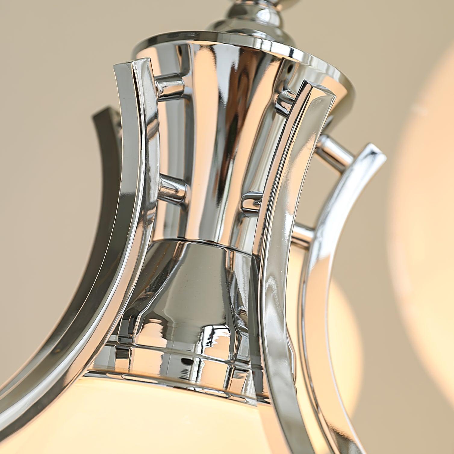 Modern Dewdrop Glass Globe Chandelier Art Deco Pendant Lighting for Living Room