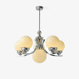 Modern Dewdrop Glass Globe Chandelier Art Deco Pendant Lighting for Living Room