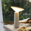 Modern Dimmable LED Torch Table Lamp with Rotatable Shade and USB Charging Base