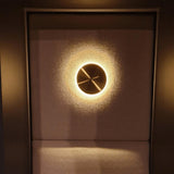Modern Disk LED Wall Sconce Minimalist Gossa Ring Light for Living Room and Bedroom