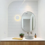 Modern Disk LED Wall Sconce Minimalist Gossa Ring Light for Living Room and Bedroom