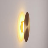 Modern Disk LED Wall Sconce Minimalist Gossa Ring Light for Living Room and Bedroom