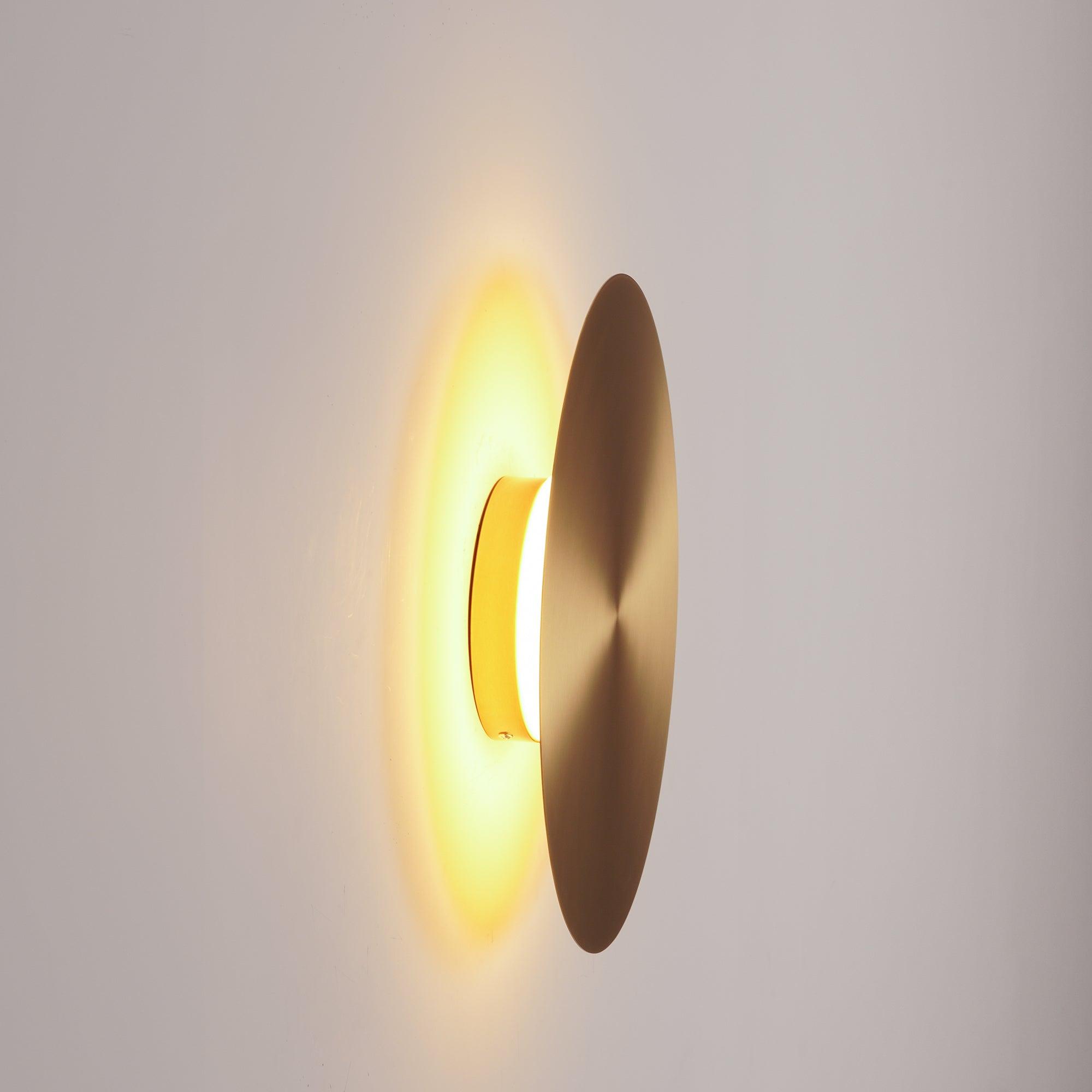 Modern Disk LED Wall Sconce Minimalist Gossa Ring Light for Living Room and Bedroom