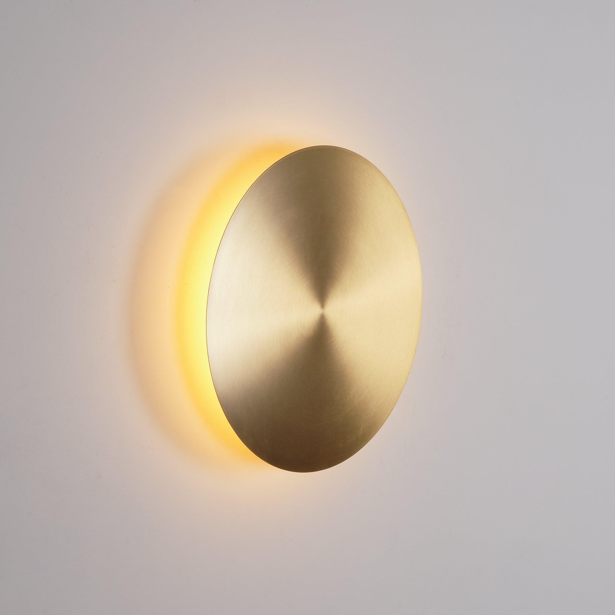 Modern Disk LED Wall Sconce Minimalist Gossa Ring Light for Living Room and Bedroom