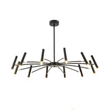 Modern DIY Adjustable Metal LED Chandelier Three Step Dimming Minimalist Pendant Light