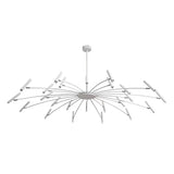 Modern DIY Adjustable Metal LED Chandelier Three Step Dimming Minimalist Pendant Light