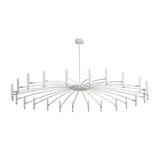 Modern DIY Adjustable Metal LED Chandelier Three Step Dimming Minimalist Pendant Light