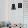 Modern Dome Aluminum LED Pendant Light for Dining Room and Office Adjustable Hanging Lamp
