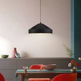 Modern Dome Aluminum LED Pendant Light for Dining Room and Office Adjustable Hanging Lamp