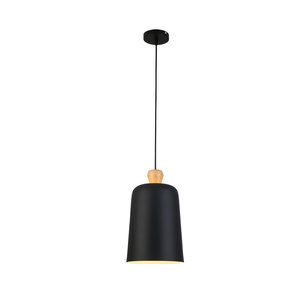 Modern Dome Aluminum LED Pendant Light for Dining Room and Office Adjustable Hanging Lamp