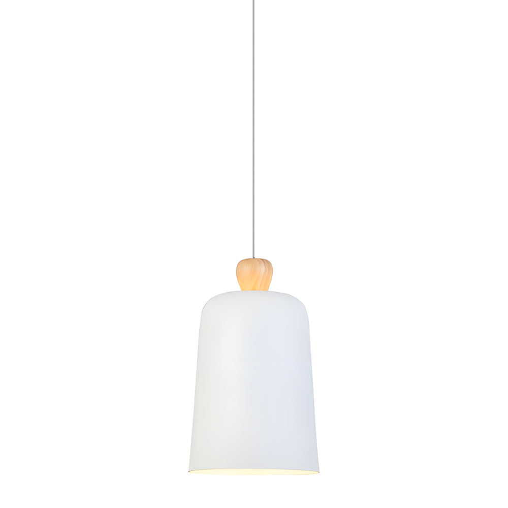 Modern Dome Aluminum LED Pendant Light for Dining Room and Office Adjustable Hanging Lamp