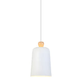 Modern Dome Aluminum LED Pendant Light for Dining Room and Office Adjustable Hanging Lamp