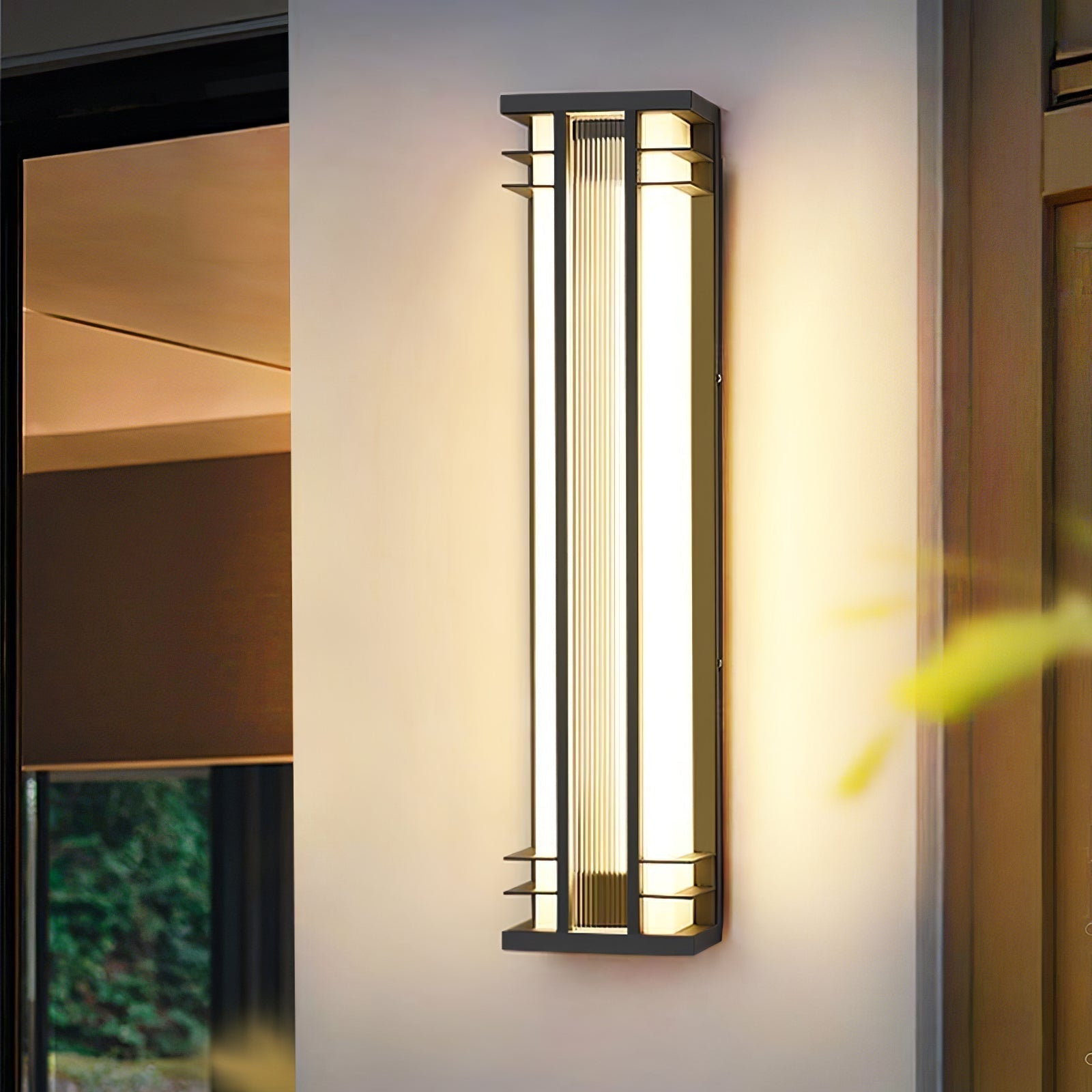 Modern Double Axis Outdoor Wall Sconce Waterproof Stainless Steel Exterior LED Lighting
