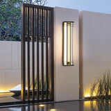 Modern Double Axis Outdoor Wall Sconce Waterproof Stainless Steel Exterior LED Lighting