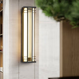 Modern Double Axis Outdoor Wall Sconce Waterproof Stainless Steel Exterior LED Lighting