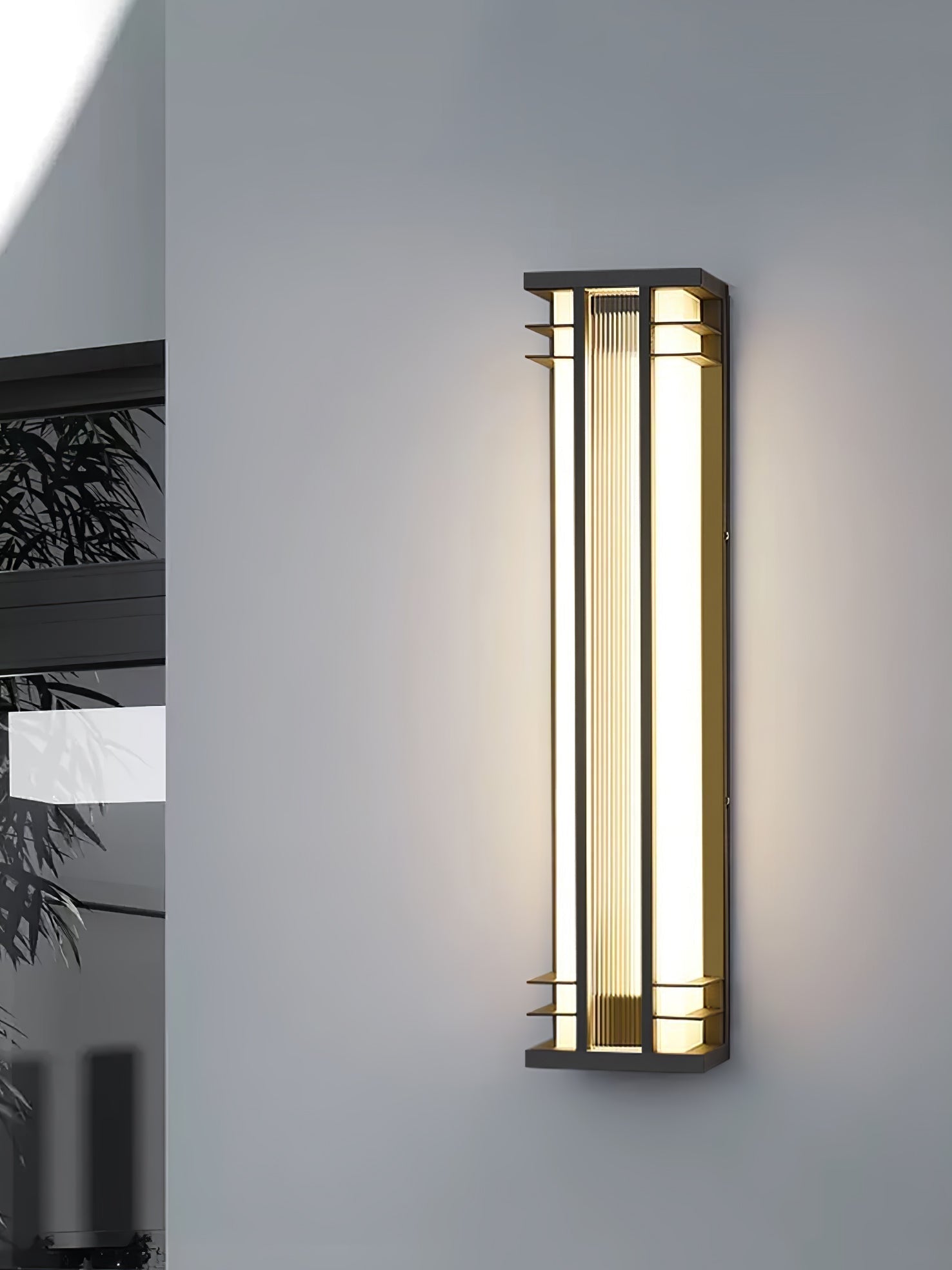 Modern Double Axis Outdoor Wall Sconce Waterproof Stainless Steel Exterior LED Lighting