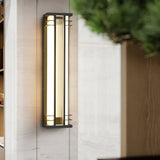 Modern Double Axis Outdoor Wall Sconce Waterproof Stainless Steel Exterior LED Lighting