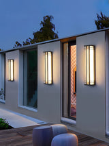 Modern Double Axis Outdoor Wall Sconce Waterproof Stainless Steel Exterior LED Lighting