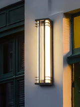 Modern Double Axis Outdoor Wall Sconce Waterproof Stainless Steel Exterior LED Lighting