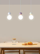 Modern Double Sphere Acrylic Pendant Light for Contemporary Dining and Living Areas