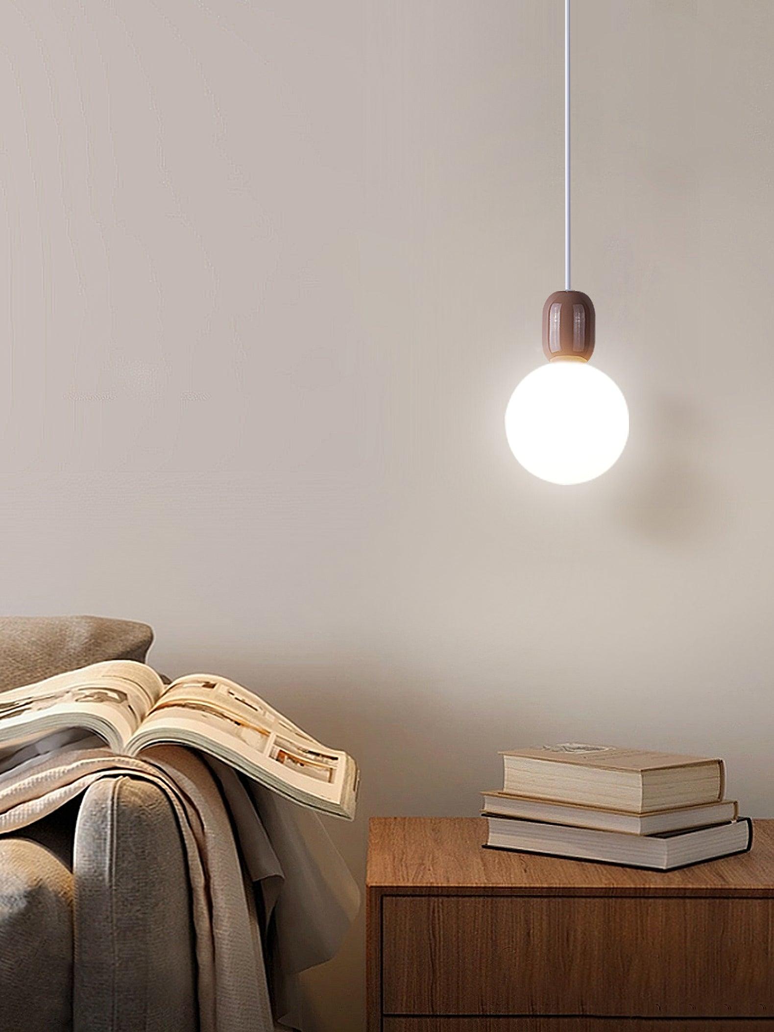 Modern Double Sphere Acrylic Pendant Light for Contemporary Dining and Living Areas
