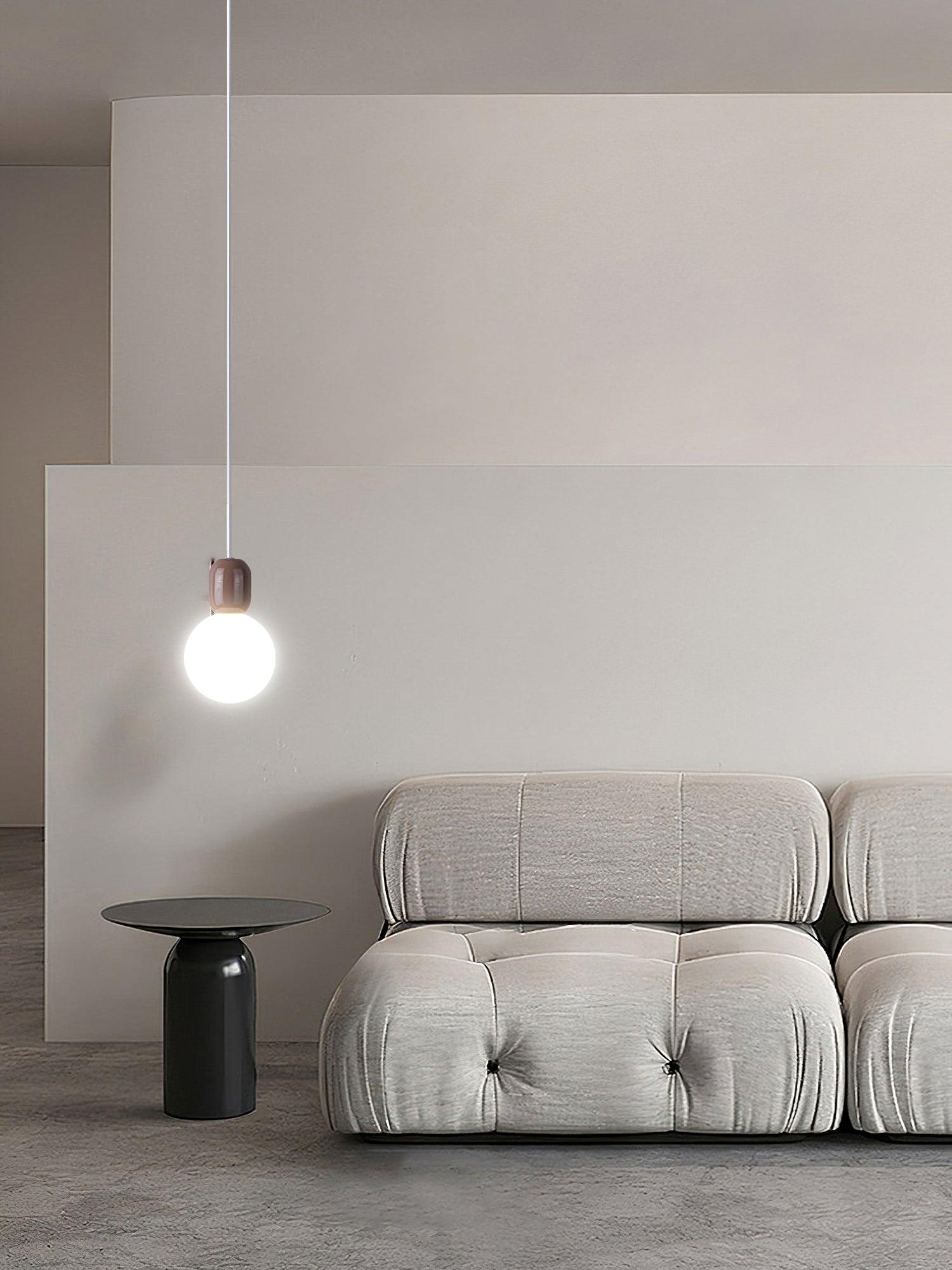 Modern Double Sphere Acrylic Pendant Light for Contemporary Dining and Living Areas